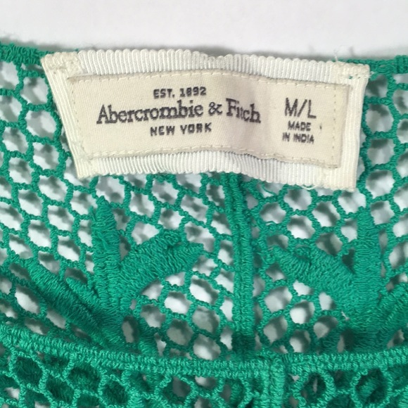Green Abercrombie & Fitch Lace Crop Tank - Picture 4 of 6